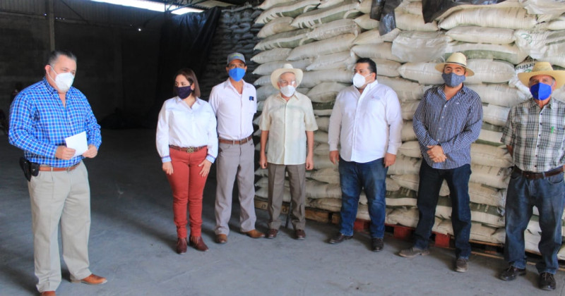 Reciben fertilizante productores de arroz en Morelos