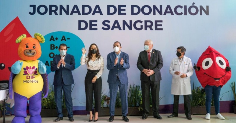 Arranca Gobierno y DIF Morelos Jornada de Donación de Sangre