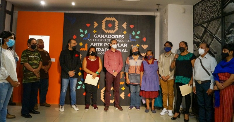 Inauguran exposición con obras ganadoras del XXI Concurso de Arte Popular y Tradicional Morelense