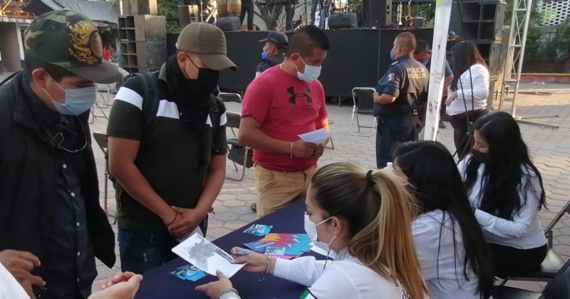 Implementa CES Morelos módulo de información para reclutamiento en Xoxocotla