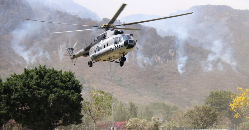 Comunicado de prensa atención de incendio forestal &quot;Los Corredores&quot;, Tepoztlán