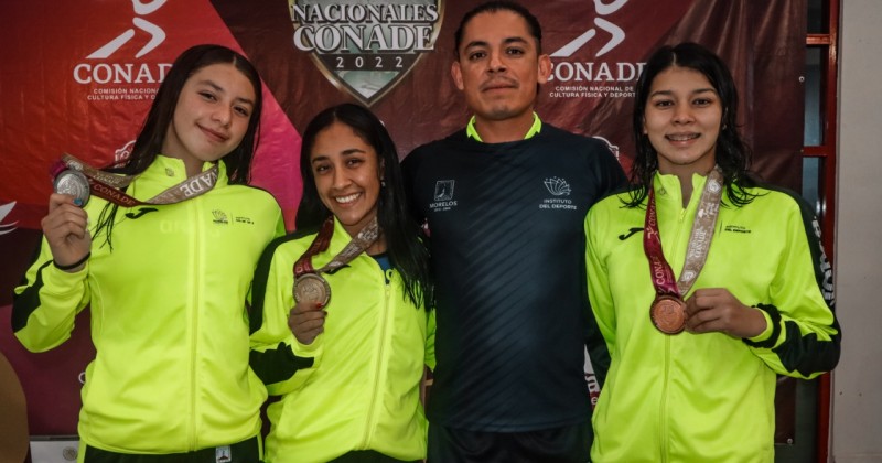 Llueven medallas para Morelos en Juegos Nacionales Conade 2022