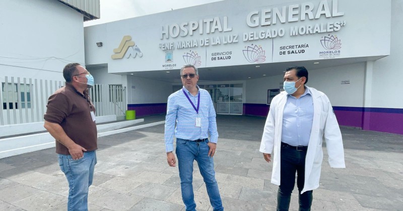 Inspecciona SSM Hospital General de Temixco para beneficio de la población