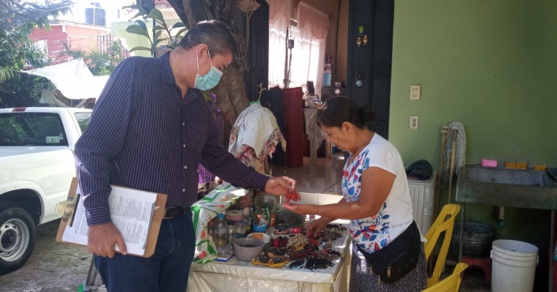 Asesora SDEyT a artesanas y artesanos de Morelos para fortalecimiento de su emprendimiento 