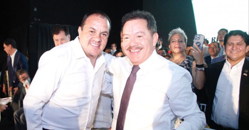Asiste Cuauhtémoc Blanco a informe de actividades del diputado federal Ignacio Mier