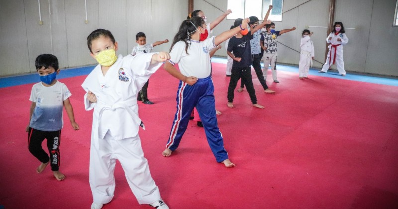 Anuncia Indem inscripciones abiertas para clases de taekwondo en Unidad Deportiva Centenario