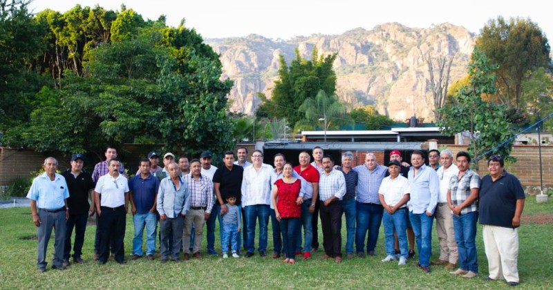 Se reúne SMyT con transportistas de Tepoztlán 
