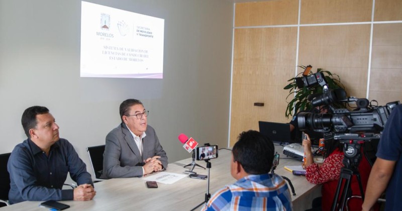 Activa SMyT el sistema de validación de licencias de conducir del estado de Morelos