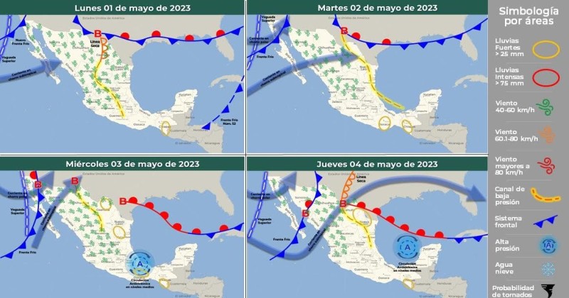 Semana con baja posibilidad de lluvias y días calurosos para Morelos 