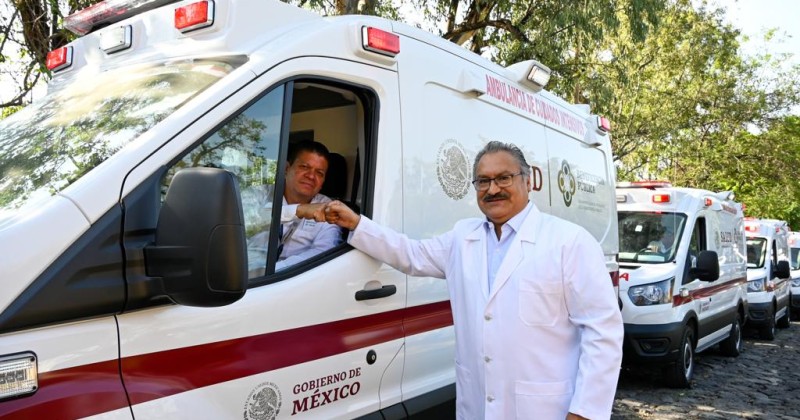 Destacan directores de la red hospitalaria en Morelos importancia de contar con nuevas ambulancias