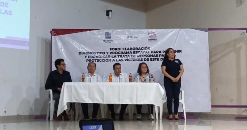 Realiza Dirección General de Derechos Humanos foro regional sobre la trata de personas en Miacatlán