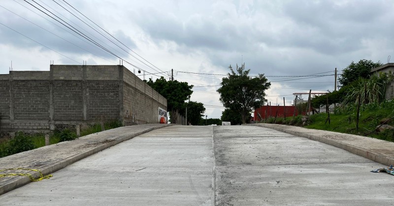 Concluye SOP trabajos de pavimentación en calle de los Planetas en Cuernavaca