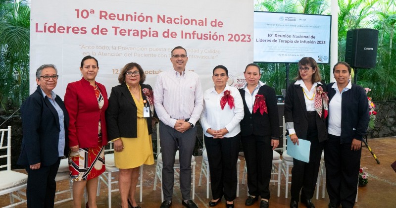Inaugura Héctor Barón reunión nacional de líderes de terapia de infusión 2023