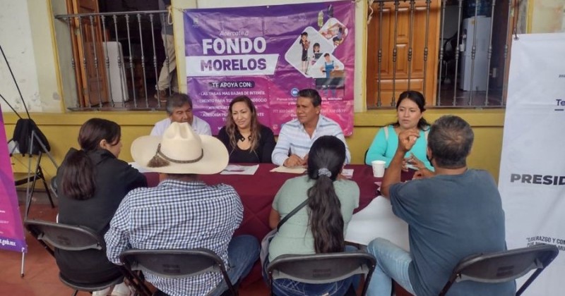 Comparte Fondo Morelos requisitos sobre los financiamientos preferenciales en Tepoztlán
