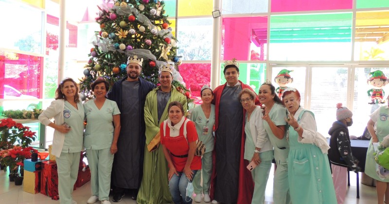 Llegaron los Reyes Magos al Hospital del Niño Morelense!