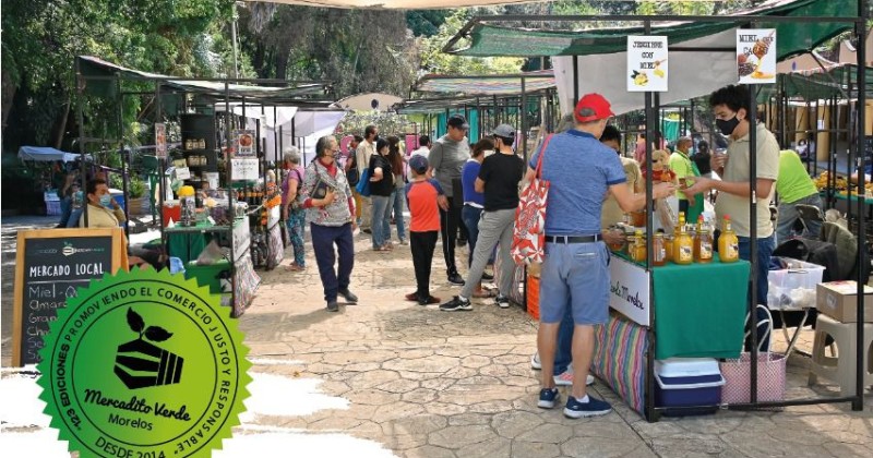 Invitan a consumir sustentable en el Mercadito Verde Morelos