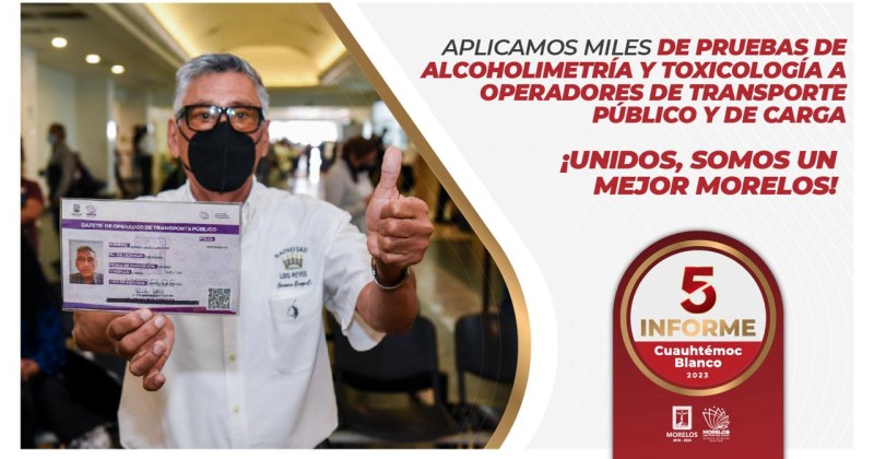 Progresa Gobierno de Cuauhtémoc Blanco en la mejora del servicio del transporte público en Morelos