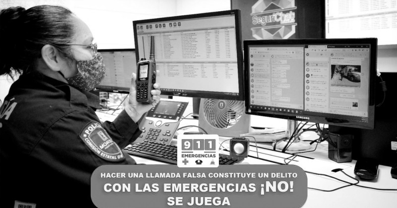 Exhorta Gobierno de Morelos hacer uso correcto de las líneas telefónicas de emergencias 9-1-1 y 089 denuncia anónima