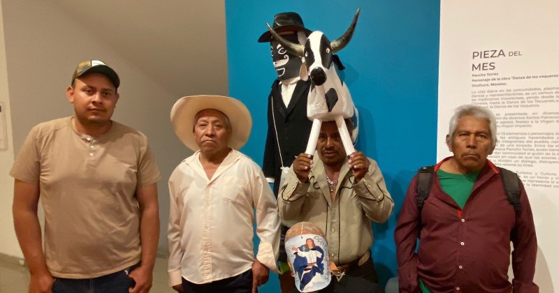 Presentan a “Pancho Torres, personaje de la danza de los vaqueros” como pieza del mes en el MMAPO