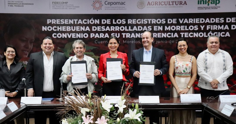 Consolida Cecilia Rodríguez la transferencia tecnológica con la firma de convenio entre Inifap y Cepomac