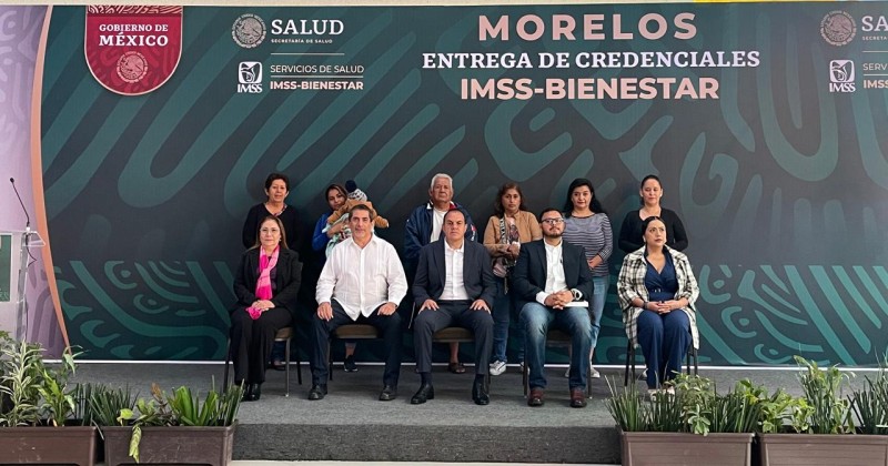 Encabeza Cuauhtémoc Blanco entrega de credenciales de IMSS-Bienestar en Morelos