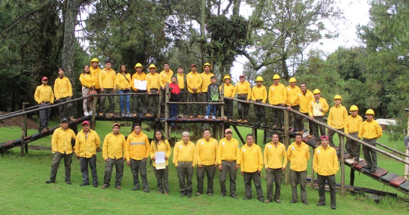 Reconocen labor de combatientes forestales en cuidado de selvas y bosques