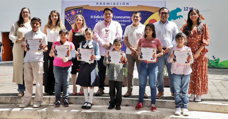 Premian a ganadores del II Concurso de Cultura Turística Infantil y Juvenil Morelos 2024