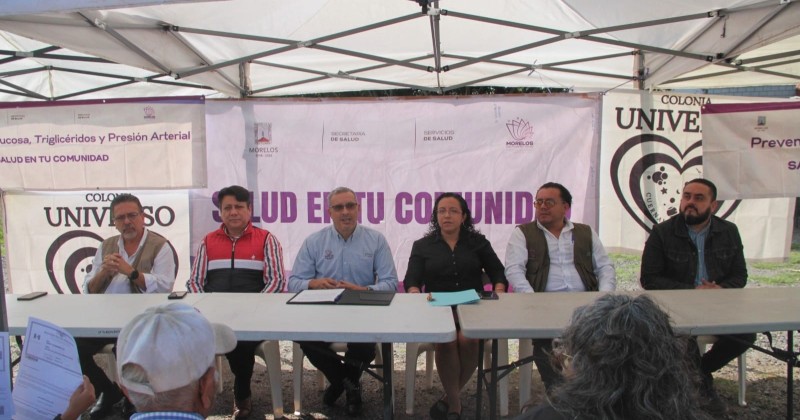 Lleva SSM feria de la salud a habitantes de Cuernavaca