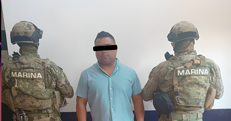 Policía Morelos en coordinación con Marina Armada de México cumplimentaron orden de aprehensión por extorsión