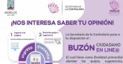 Promueve Secretaría de la Contraloría el uso de Buzón Ciudadano en Línea