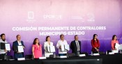 Firma Secretaría de la Contraloría Convenio Marco de Coordinación con municipios de la entidad