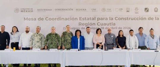 Ratifican integrantes de la Mesa de Coordinación Estatal para la Construcción de la Paz respaldo a municipios de la zona oriente para combatir la delincuencia