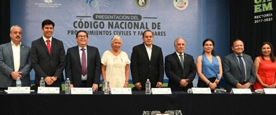 Inaugura Cuauhtémoc Blanco el Foro “Presentación del Código Nacional de Procedimientos Civiles y Familiares”