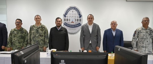 Continuará Mesa de Coordinación Estatal para la Construcción de la Paz estrategias para mantener la seguridad en Morelos