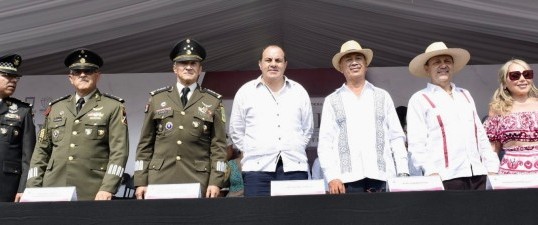 Encabeza Cuauhtémoc Blanco Desfile Cívico-Militar para recordar el Natalicio de José María Morelos y Pavón