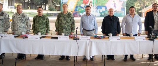 Fortalecen seguridad autoridades federales y estatales con presencia de más de 370 elementos en Huitzilac
