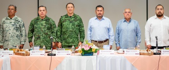 Dan seguimiento integrantes de la Mesa de Coordinación Estatal para la Construcción de la Paz a trabajos de seguridad que realizan los 900 elementos que llegaron a Morelos