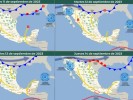 Se pronostican nublados, chubascos y posibilidades de lluvia para segunda semana de septiembre en Morelos