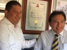 Se reúnen titular de Reinserción Social con Presidente de la CDH Morelos