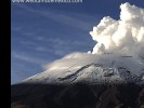 Reporte monitoreo del Volcán Popocatépetl