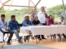 Dialoga titular de Ceagua con vecinos de Rancho Cuachizolotera acerca de proyecto de agua potable