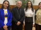 Coinciden Natália Rezende y Obispo Ramón Castro en trabajar en acciones sociales conjuntas