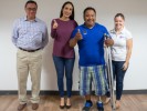 Entrega Natália Rezende prótesis de pierna a beneficiarios con discapacidad en situación vulnerable  