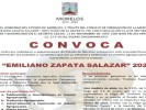 Presentan bases para entrega de medalla “Emiliano Zapata Salazar”