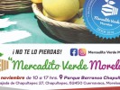 Invita SDS a la 118 edición del Mercadito Verde Morelos