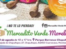Invita SDS a disfrutar el Mercadito Verde Morelos