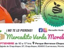 Este domingo habrá Mercadito Verde Morelos en Parque Barranca Chapultepec de Cuernavaca