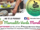 Este domingo habrá Mercadito Verde Morelos en Cuautla y Cuernavaca