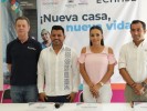 Colaboran Gobierno estatal, municipio de Xochitepec y Fundación Échale para la construcción de 168 hogares