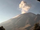 Sin caída de ceniza por actividad del volcán Popocatépetl